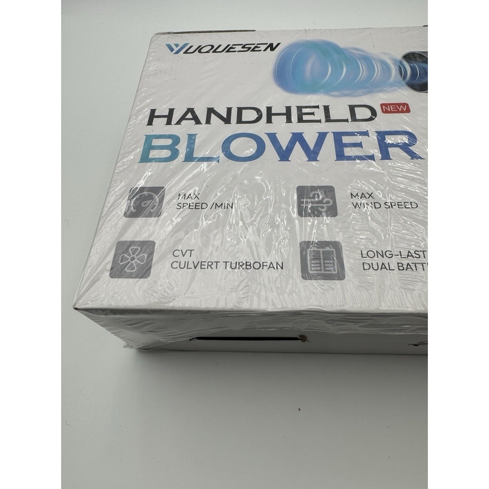 NEW VUQUESEN 21V Cordless Handheld Turbo Blower 2 Batteries Charger NIB - Picture 2 of 10